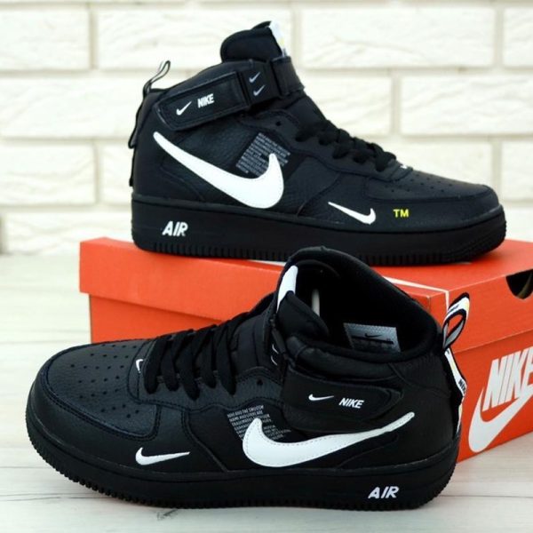Nike Air Force TM Bota Negro